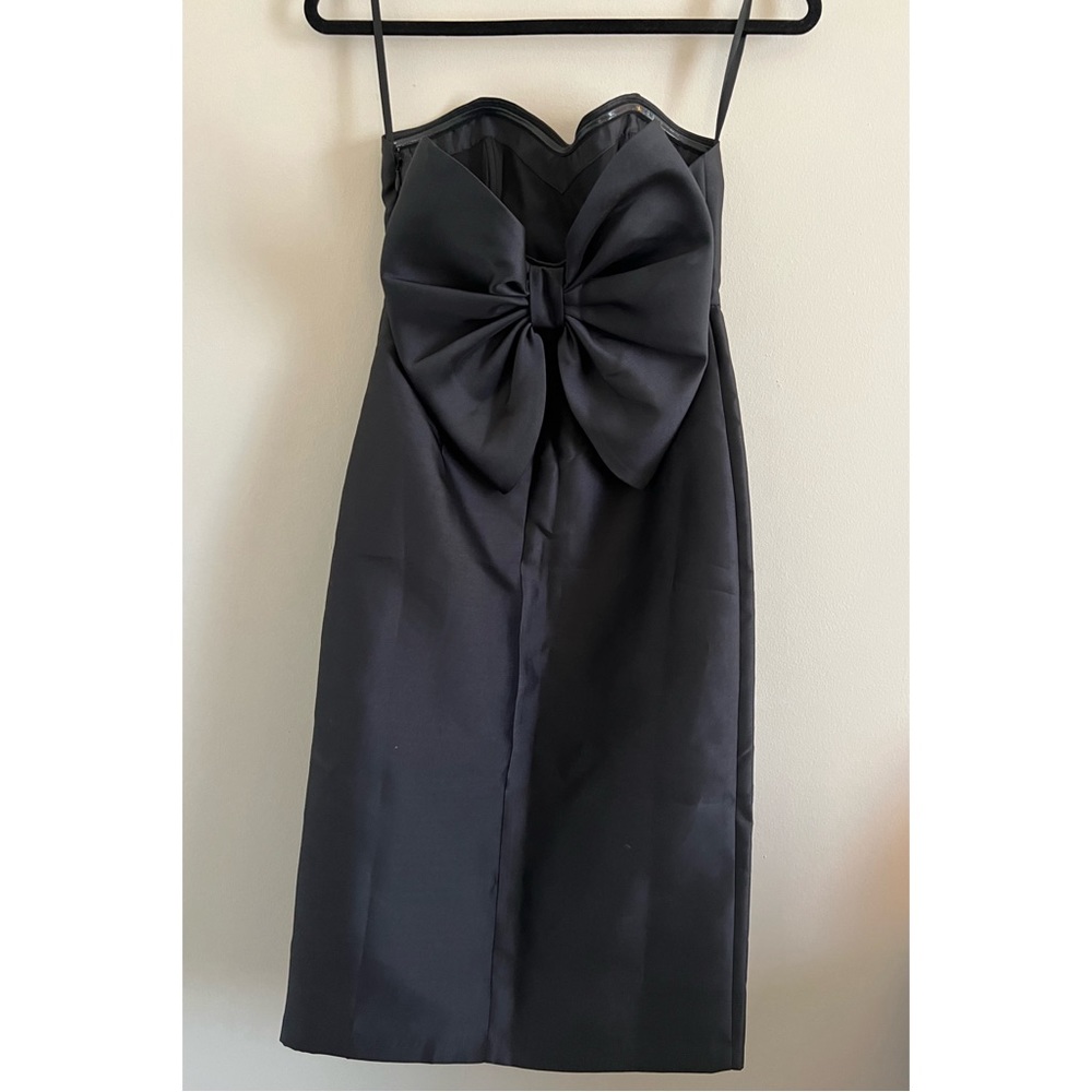nwt: anthropologie hutch slim bow back midi dress - Picture 6 of 9